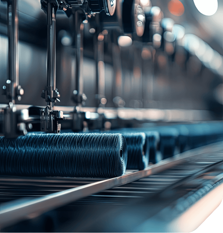 Textile Fertigung — Spinnerei und Garnproduktion